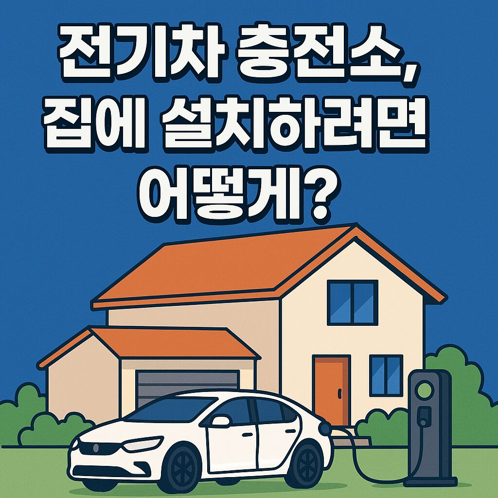 전기차 충전스 집 설치